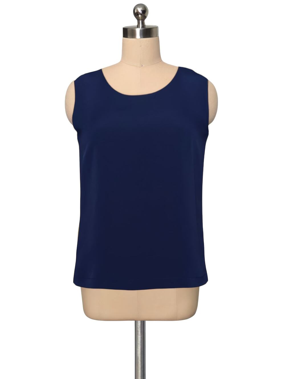 DRAPERS & DAMON'S Navy Blue Light Tank Top XS Petite
